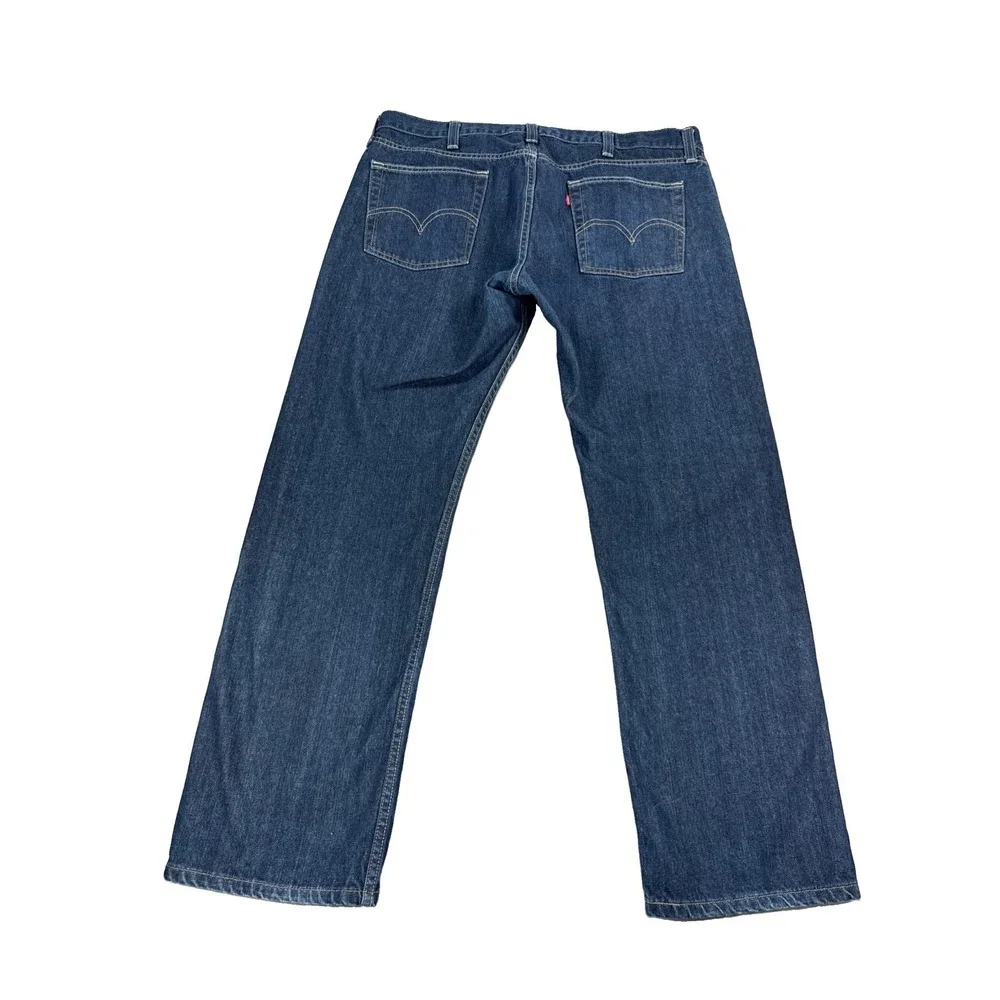 Levi's 514 Jeans Men's 40X30 Slim Straight Blue Denim Dark Wash 100% Cotton